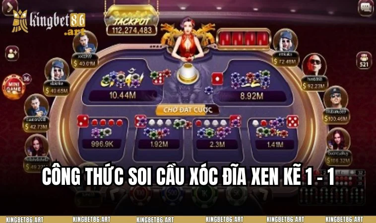 Phương pháp soi cầu xen kẽ 1 - 1 khi chơi xóc đĩa