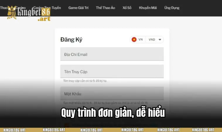 Quy trình đơn giản, dễ hiểu